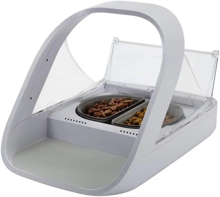 Microchip Pet Feeder for Wet or Dry Food with RFID Tag Compatibility by PetZync