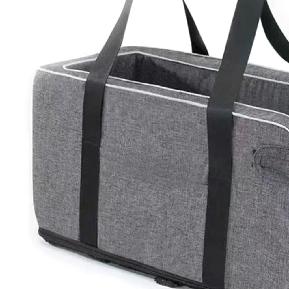 Portable Center Console Dog Car Seat Booster Bed for Small Dogs by PetZync