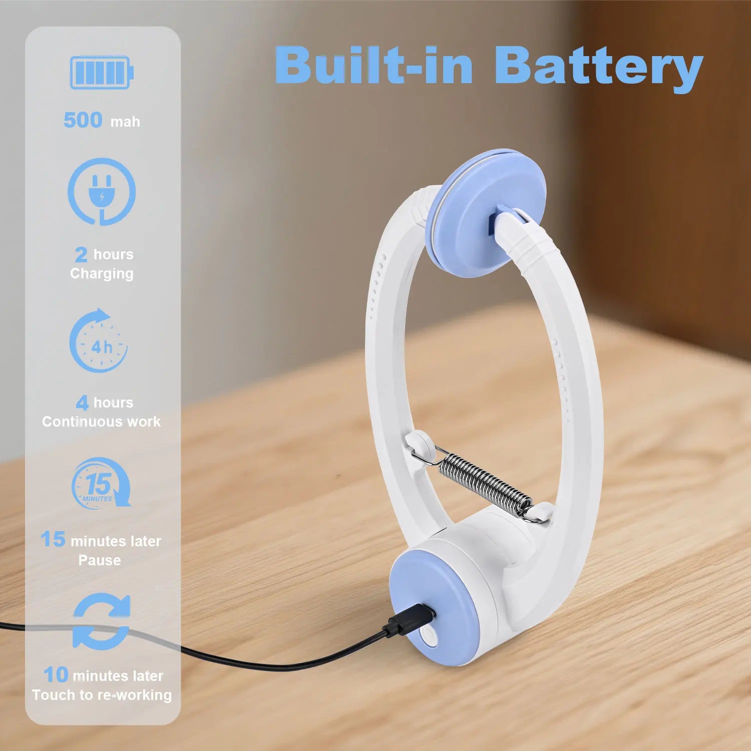 Rechargeable Door-Hanging Interactive Cat Toy with Plush Mice by PetZync