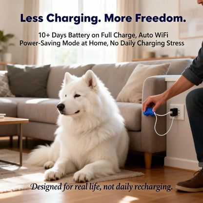 GPS Pet Tracker with Real-Time Location, Geofencing, and 1-Year Service Included by PetZync