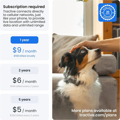 Smart GPS Dog Tracker with Live Tracking, Health Monitoring, and Virtual Fence by PetZync