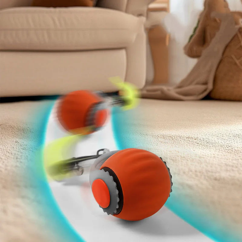 Rechargeable Interactive Rolling Cat Toy Ball with Teaser Tail by PetZync