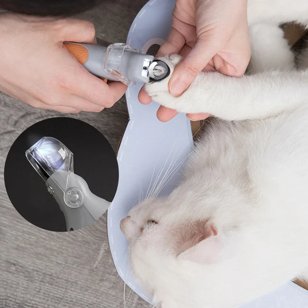 LED Pet Nail Clippers for Cats, Dogs and Small Pets by PetZync