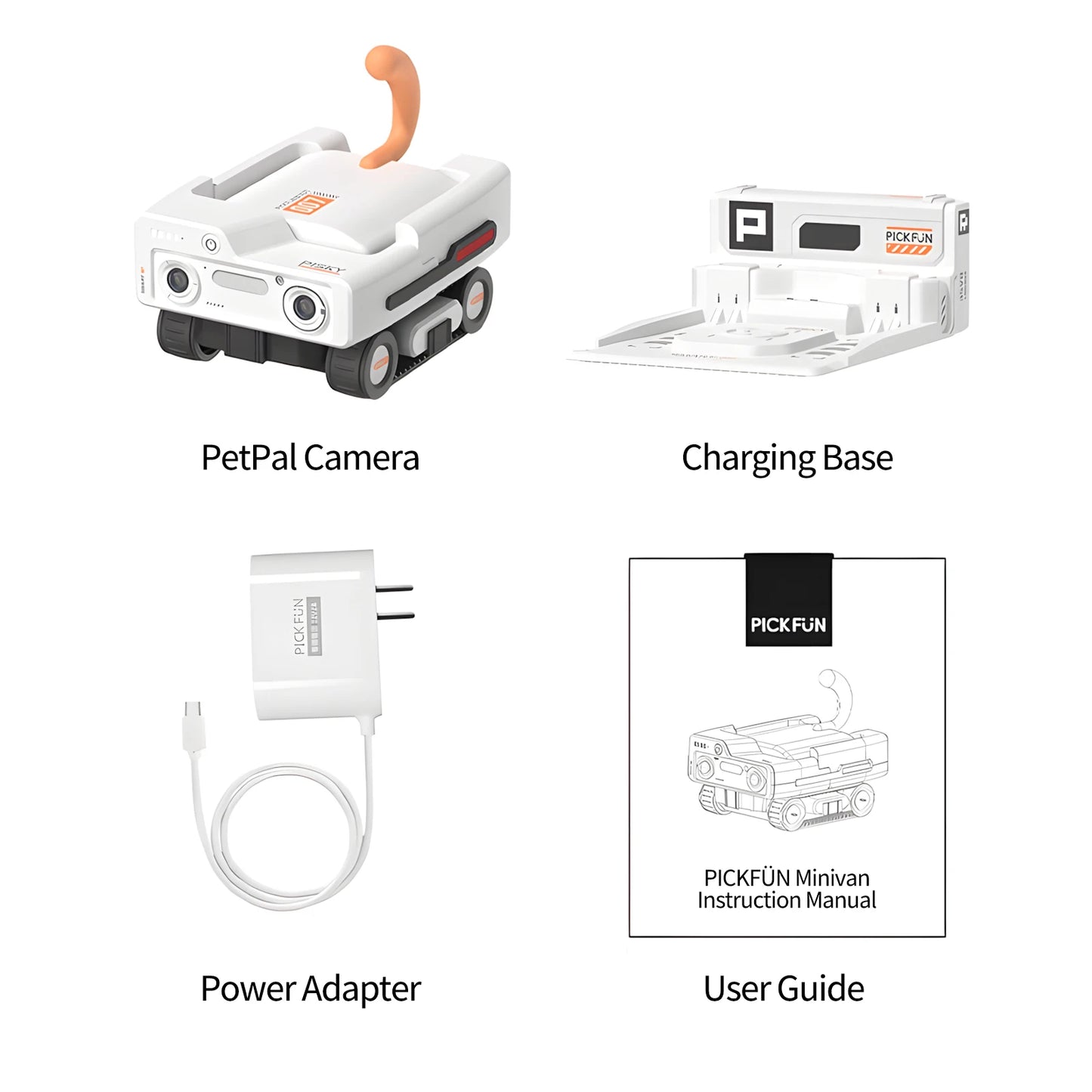 2K Smart Pet Camera Rover with Auto Tracking & Two-Way Talk