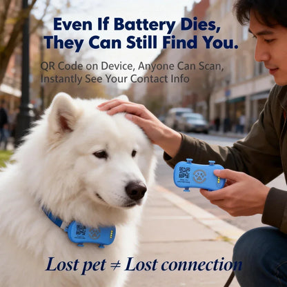 GPS Pet Tracker with Built-In SIM, Real-Time Tracking, and Geofencing by PetZync