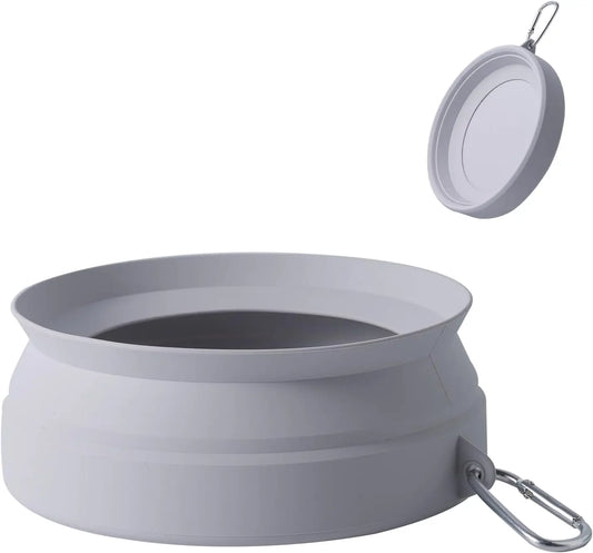 Collapsible No-Spill Pet Travel Water Bowl for Cars by PetZync