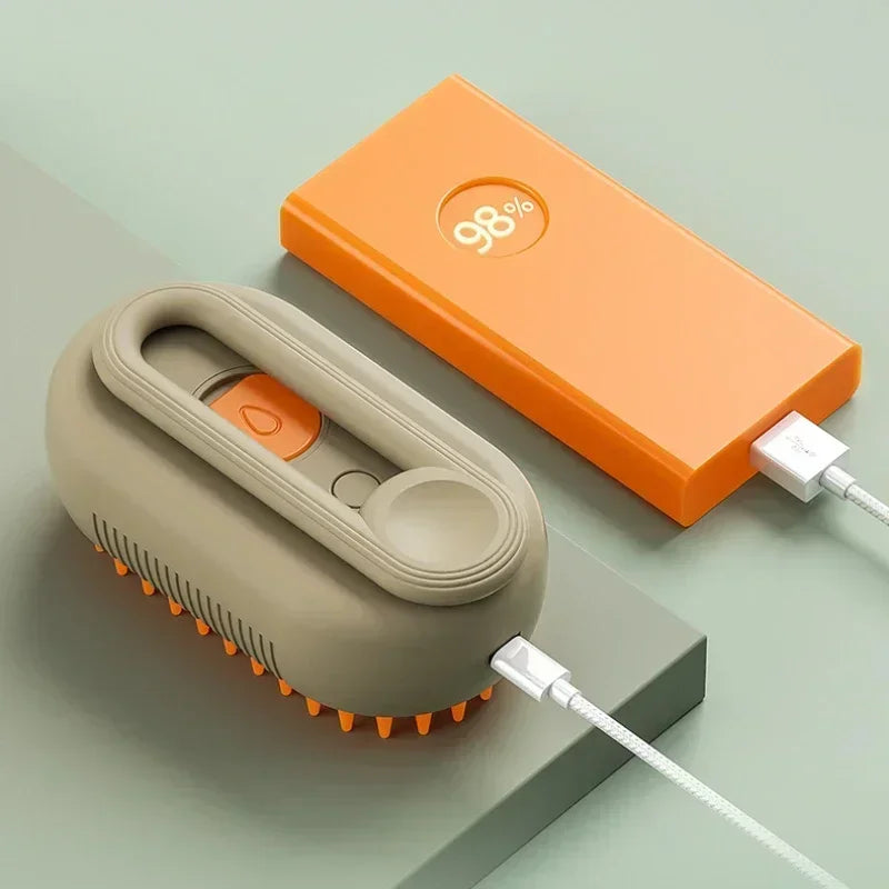 3-in-1 Pet Spray Grooming Brush for Dogs and Cats by PetZync