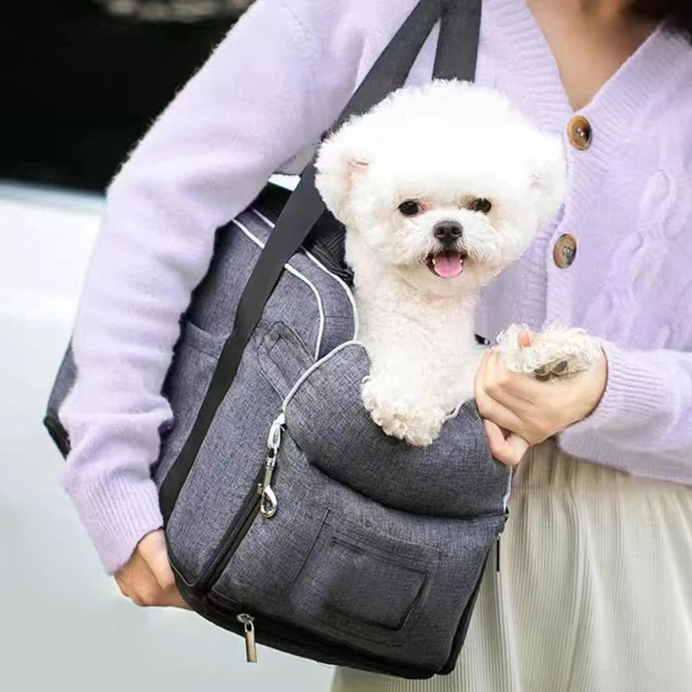 Portable Center Console Dog Car Seat Booster Bed for Small Dogs by PetZync