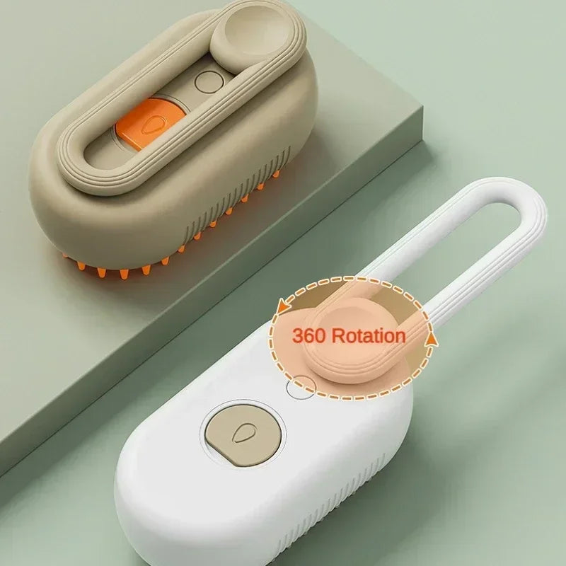 3-in-1 Pet Spray Grooming Brush for Dogs and Cats by PetZync