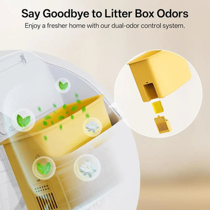 XXXL Self-Cleaning Automatic Cat Litter Box with App Control