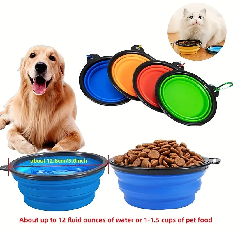 Collapsible Portable Pet Food and Water Bowl by PetZync