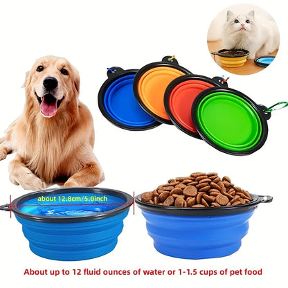 Collapsible Portable Pet Food and Water Bowl by PetZync