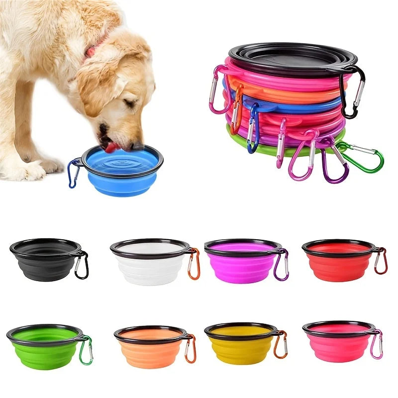 Collapsible Portable Pet Food and Water Bowl by PetZync