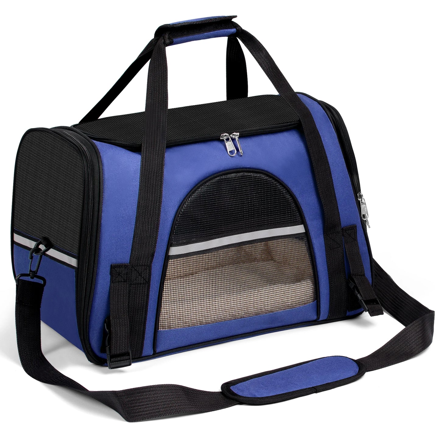 Soft-Sided Foldable Pet Carrier for Cats and Small Dogs up to 20 lbs by PetZync