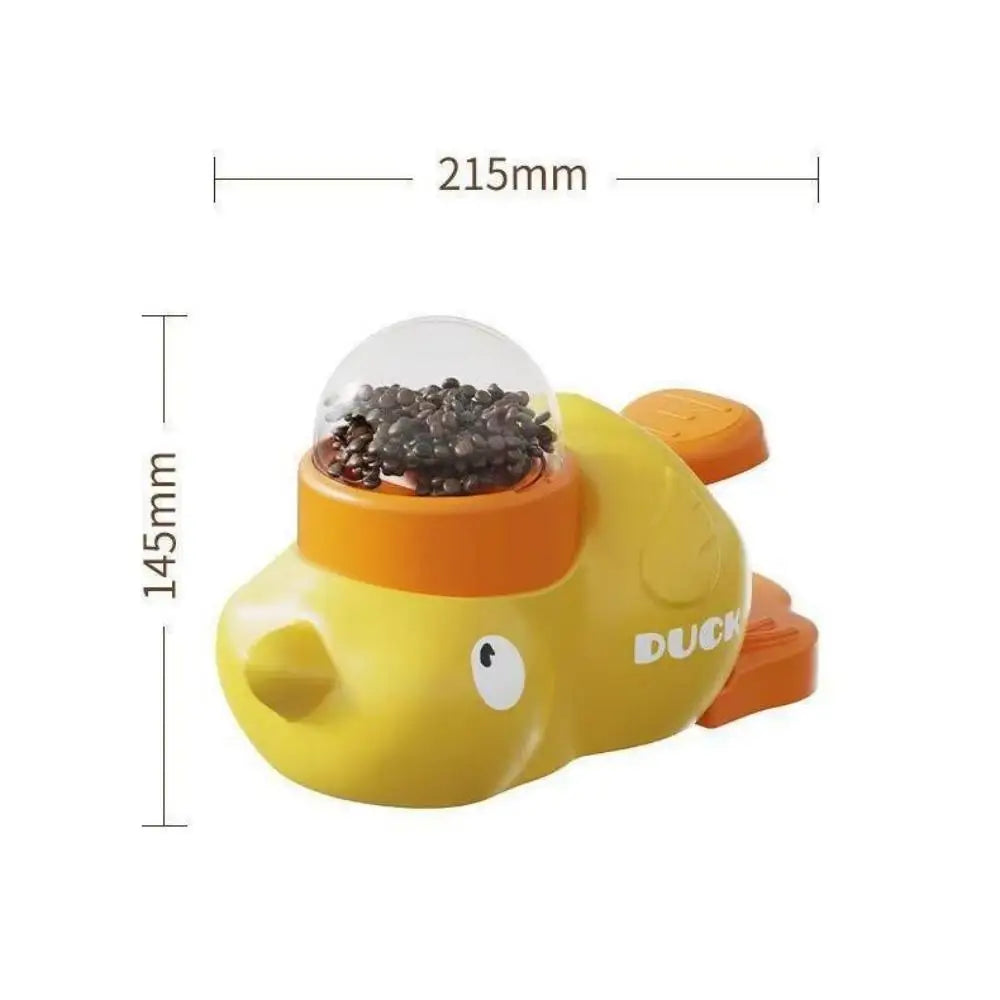 Duck-Shaped Interactive Dog Puzzle Feeder Toy by PetZync