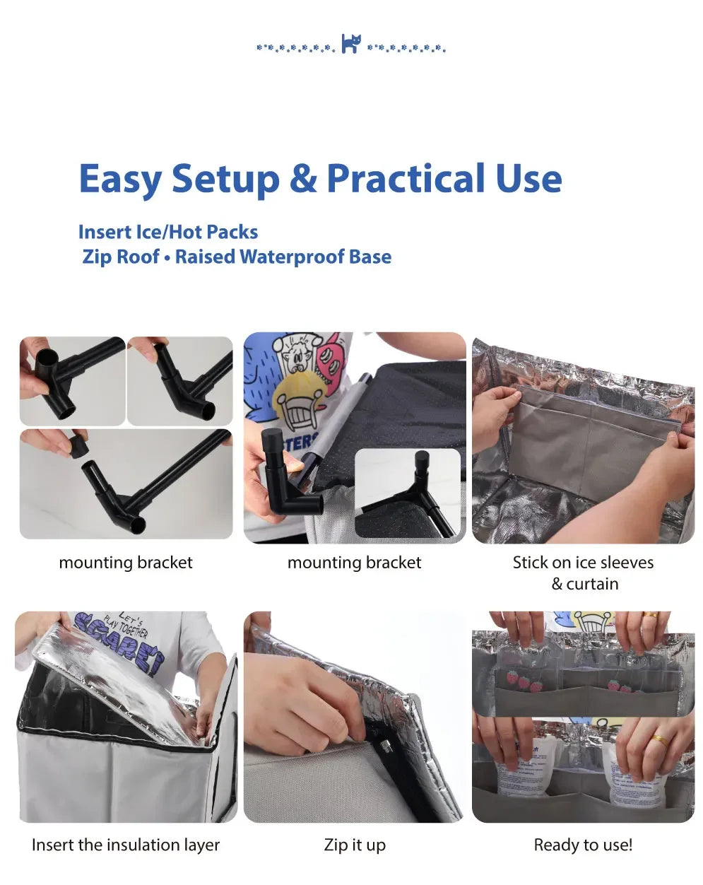 All-Season Outdoor Cat Shelter Tent by PetZync