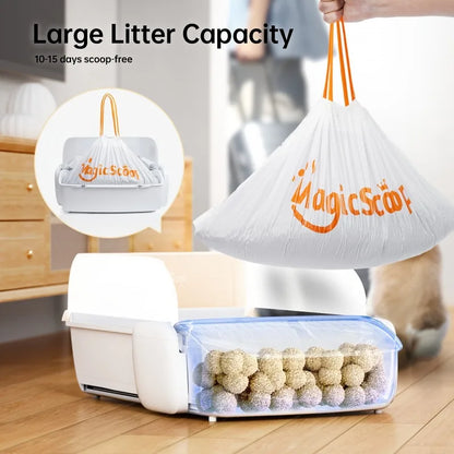 Self-Cleaning Automatic Cat Litter Box with App Control by PetZync