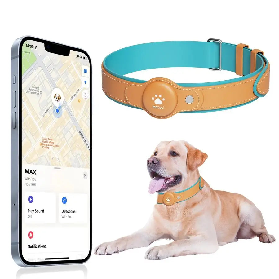 iOS Dog Tracking Collar with Apple Find My Support, No Monthly Fee by PetZync