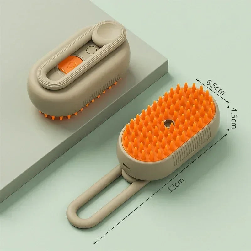 3-in-1 Pet Spray Grooming Brush for Dogs and Cats by PetZync