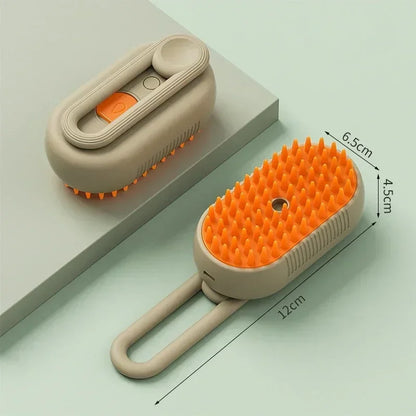 3-in-1 Pet Spray Grooming Brush for Dogs and Cats by PetZync