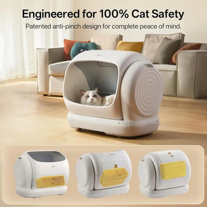 XXXL Self-Cleaning Automatic Cat Litter Box with App Control