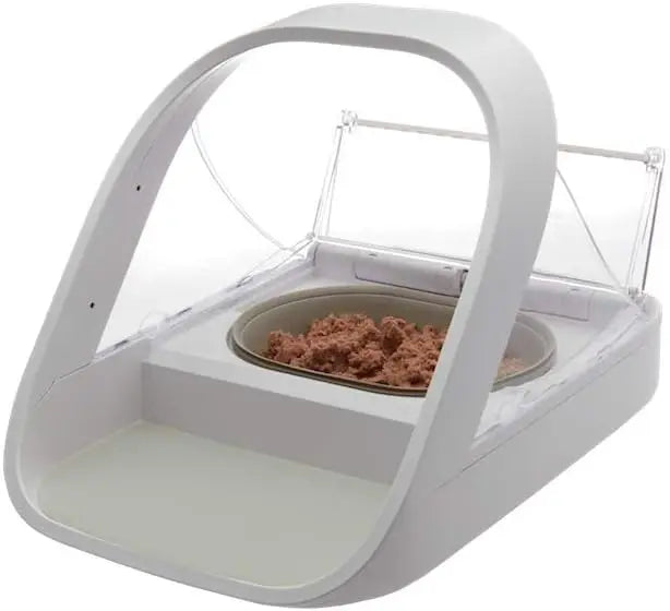 Microchip Pet Feeder for Wet or Dry Food with RFID Tag Compatibility by PetZync