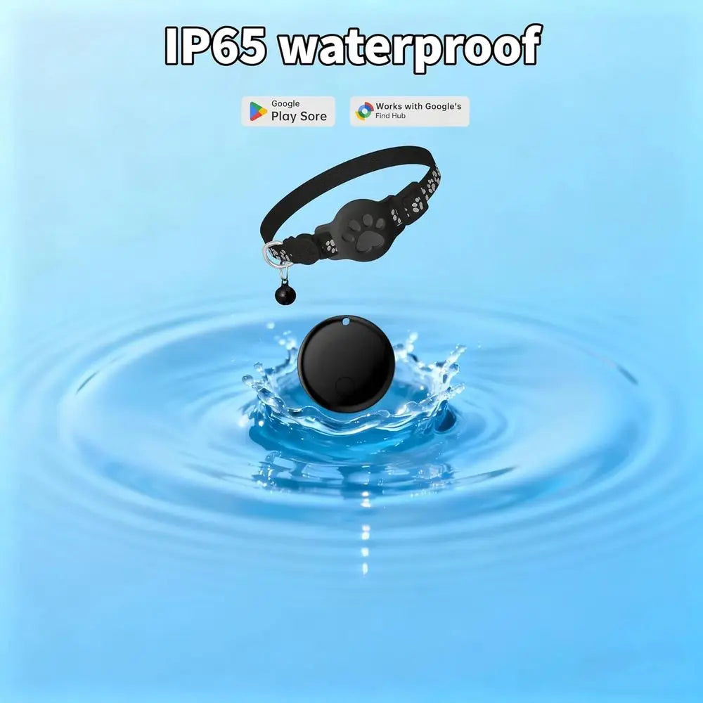 Android Cat Tracker Tag with Google Find My Support, No Monthly Fee by PetZync