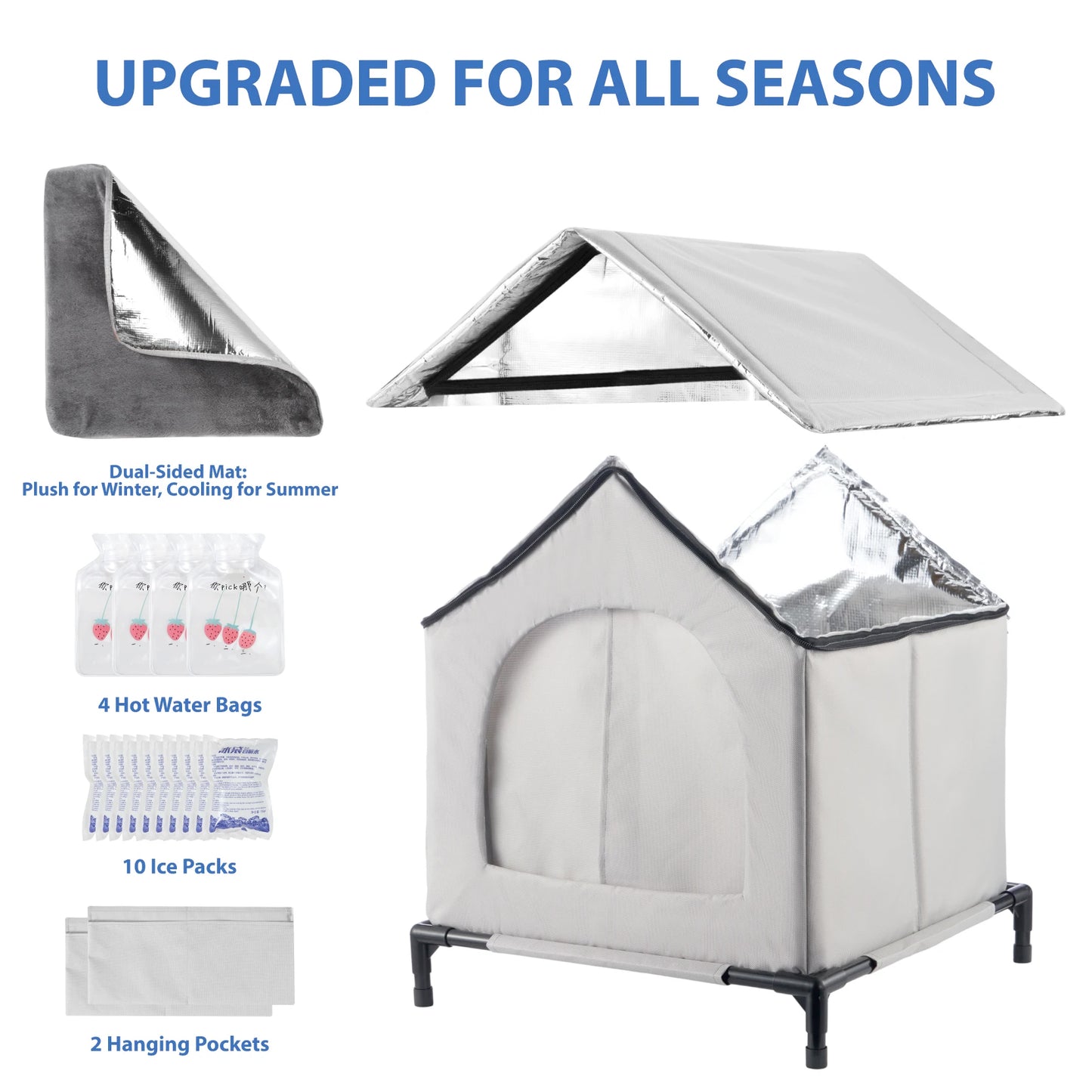 All-Season Outdoor Cat Shelter Tent by PetZync