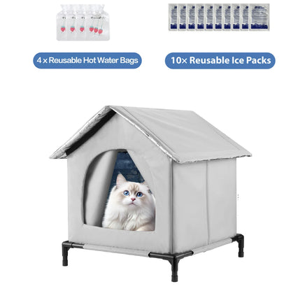 All-Season Outdoor Cat Shelter Tent by PetZync