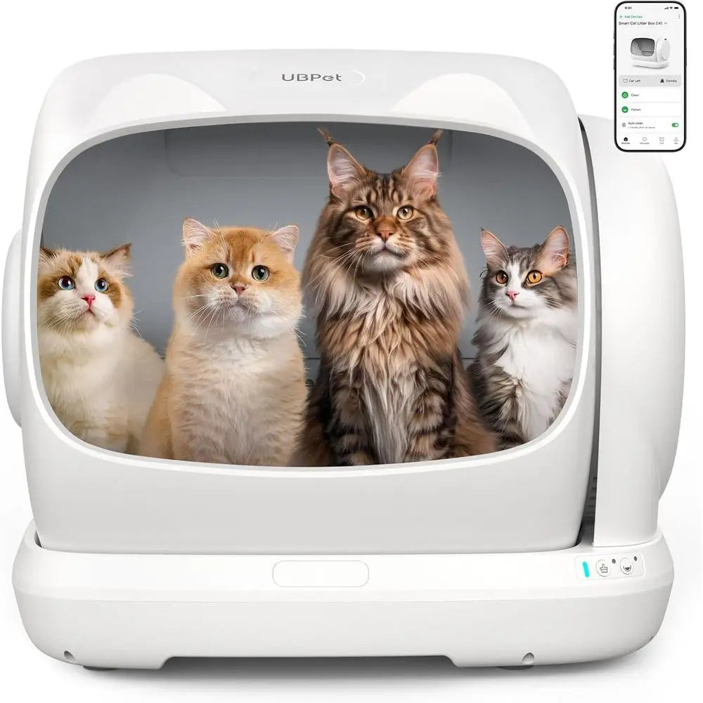 XXXL Self-Cleaning Automatic Cat Litter Box with App Control