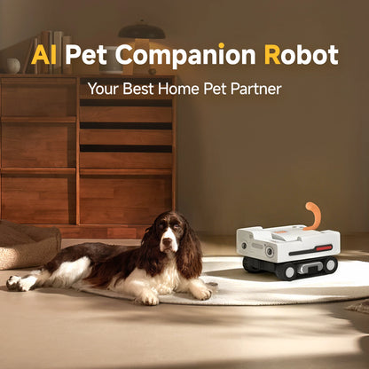 2K Smart Pet Camera Rover with Auto Tracking & Two-Way Talk