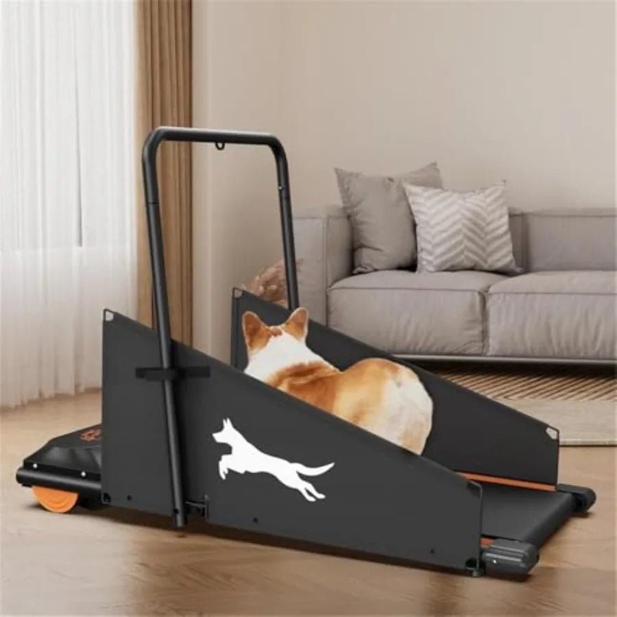Portable Dog Treadmill for Small and Medium Dogs with Non-Slip Running Surface by PetZync