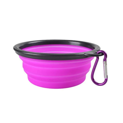 Collapsible Portable Pet Food and Water Bowl by PetZync