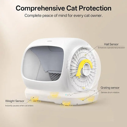 XXXL Self-Cleaning Automatic Cat Litter Box with App Control