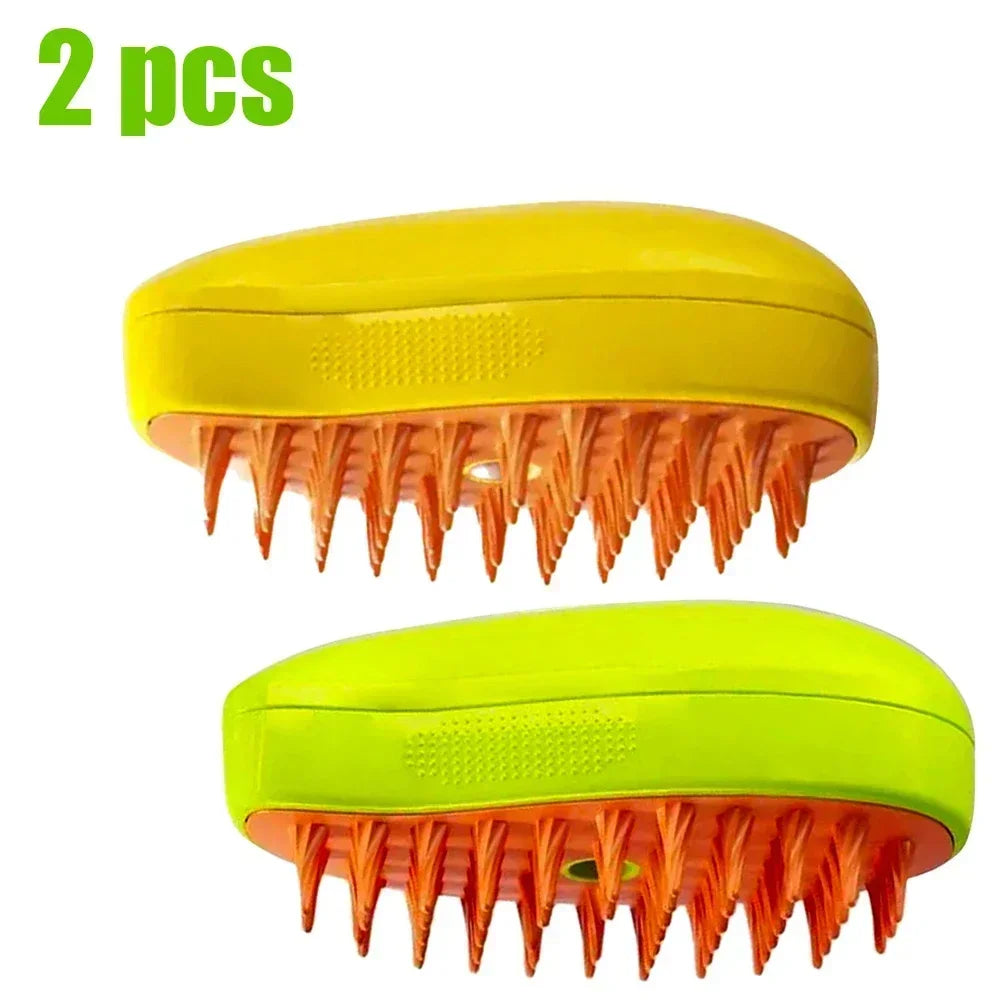 3-in-1 Pet Spray Grooming Brush for Dogs and Cats by PetZync