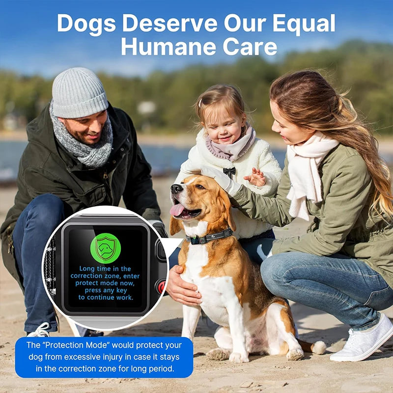 GPS Wireless Dog Fence Collar with Adjustable Boundary Range by PetZync