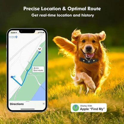 iOS Dog Tracking Collar with Apple Find My Support, No Monthly Fee by PetZync
