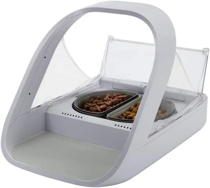 Microchip Pet Feeder for Wet or Dry Food with RFID Tag Compatibility by PetZync