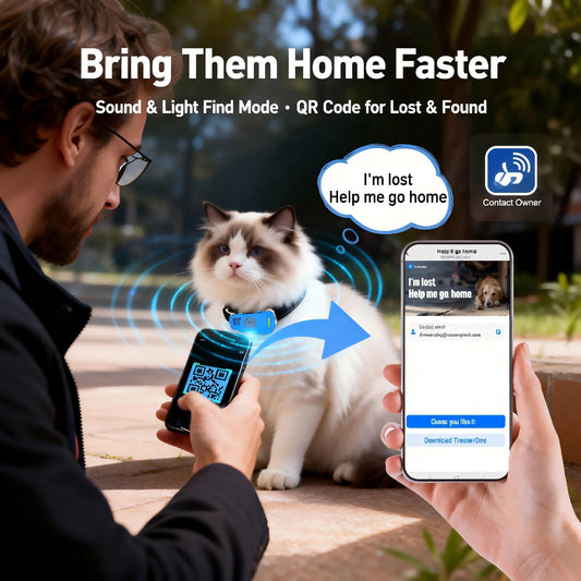 GPS Pet Tracker with Real-Time Location, Geofencing, and 1-Year Service Included by PetZync
