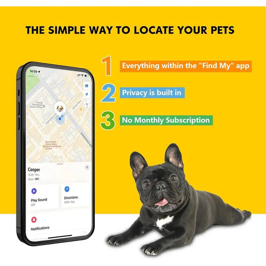 iOS Dog Tracking Collar with Apple Find My Support, No Monthly Fee by PetZync
