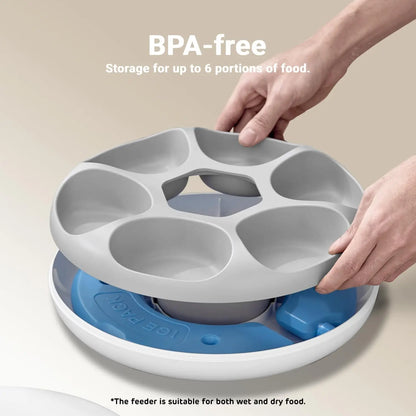 Smart WiFi Wet & Dry Pet Feeder with App Control and Ice Packs by PetZync