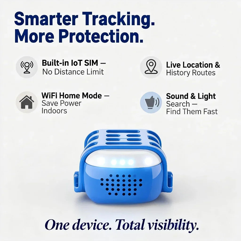 GPS Pet Tracker with Built-In SIM, Real-Time Tracking, and Geofencing by PetZync