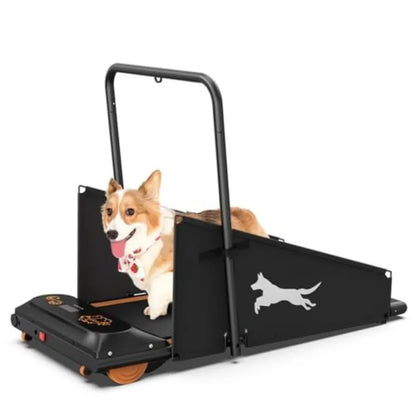 Portable Dog Treadmill for Small and Medium Dogs with Non-Slip Running Surface by PetZync
