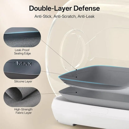 XXXL Self-Cleaning Automatic Cat Litter Box with App Control