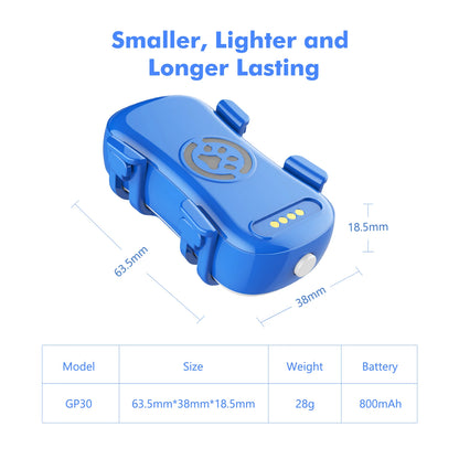 GPS Pet Tracker with Real-Time Location, Geofencing, and 1-Year Service Included by PetZync