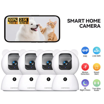 2.5K WiFi Pet Monitoring Camera with 360° View and 2-Way Audio by PetZync