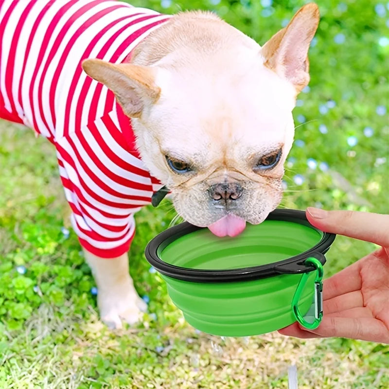 Collapsible Portable Pet Food and Water Bowl by PetZync