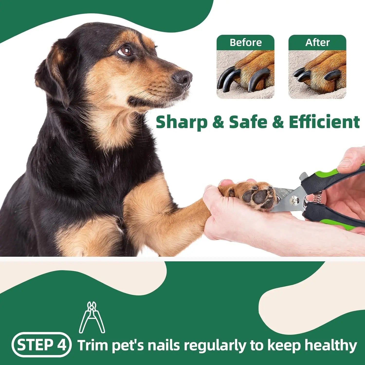 7-Piece Pet Grooming Kit for Dogs and Cats by PetZync