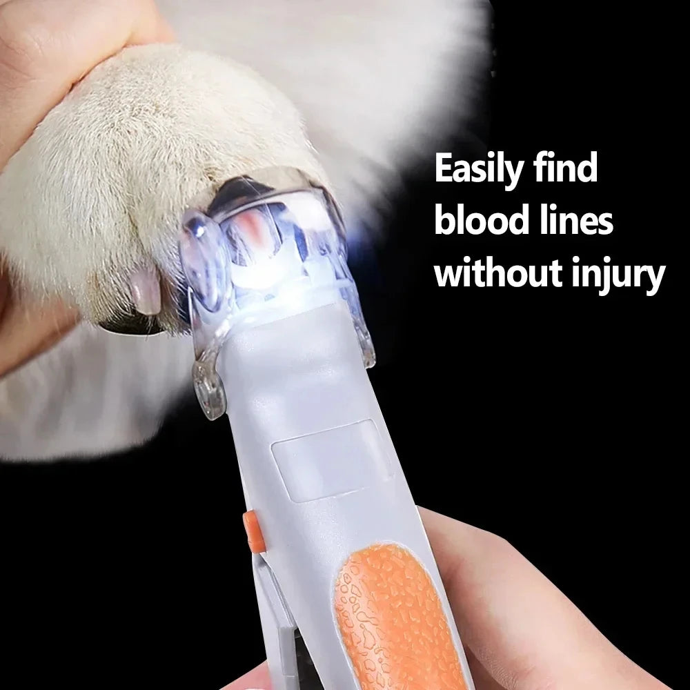 LED Pet Nail Clippers for Cats, Dogs and Small Pets by PetZync