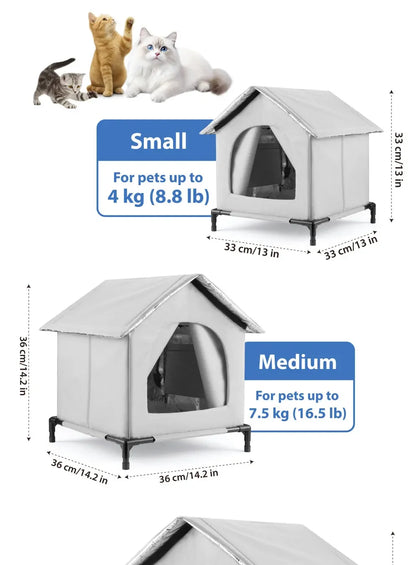 All-Season Outdoor Cat Shelter Tent by PetZync
